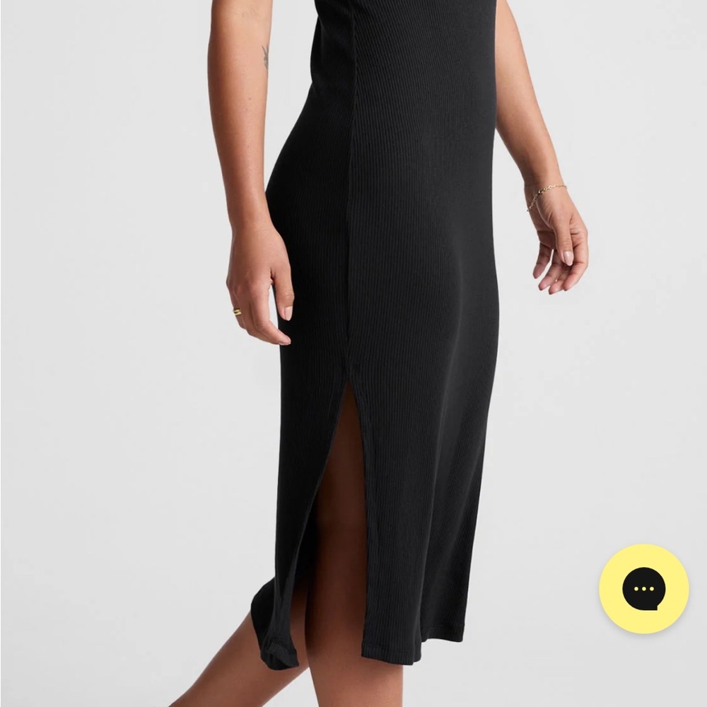 Beyond Yoga Charcoal Midi Dress - Picture 3 of 8